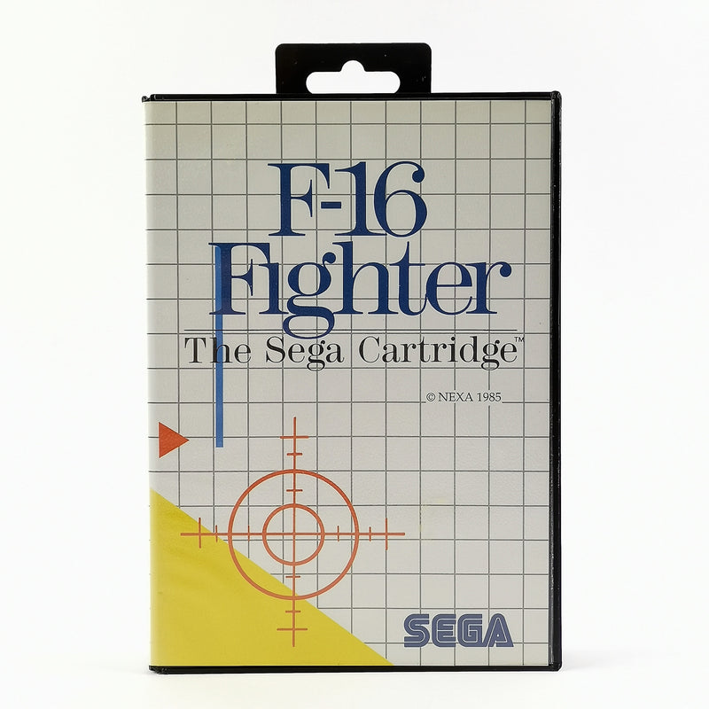 Sega Master System Game: F-16 Fighter - OVP &amp; Instructions PAL | MS cartridge