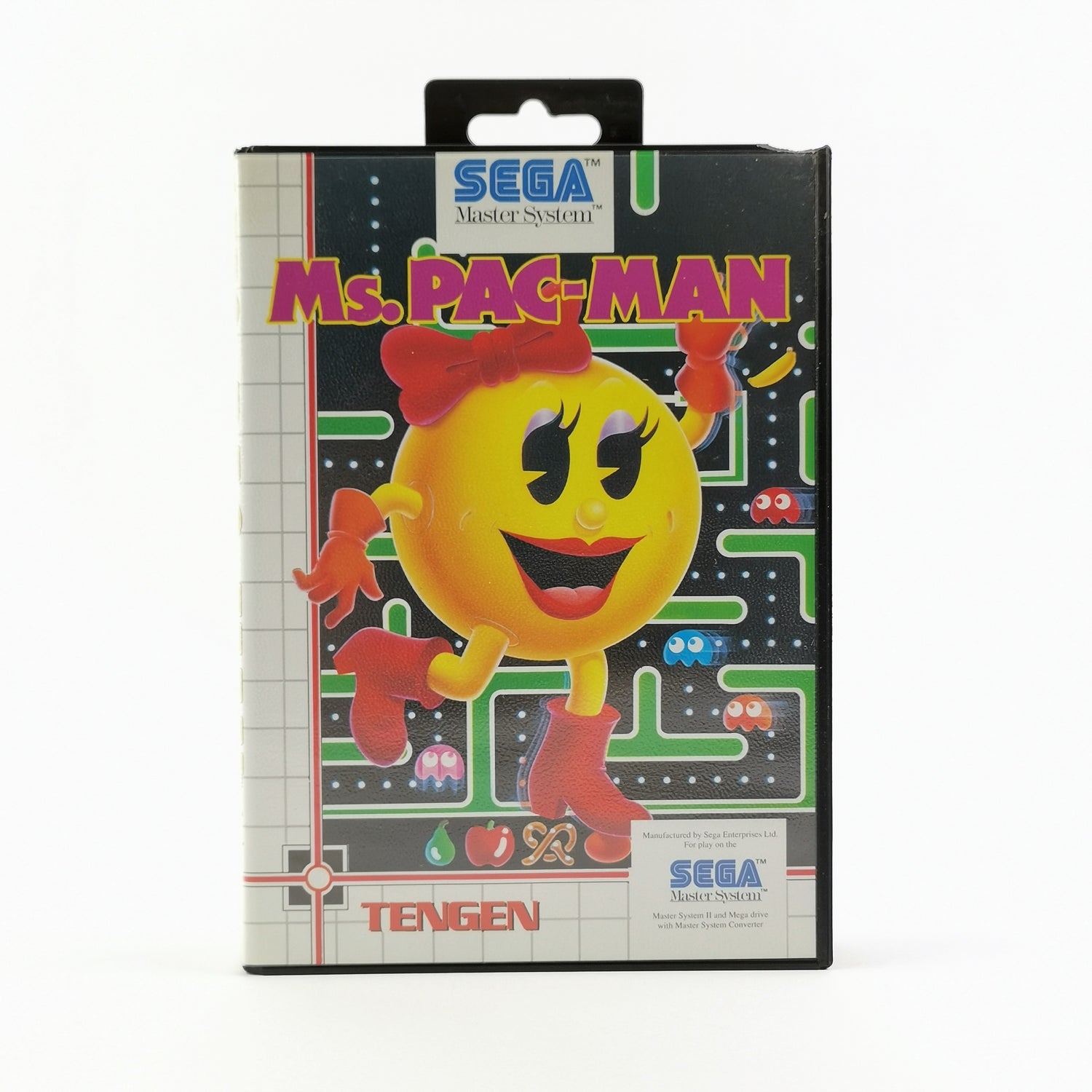 Sega Master System Game: Ms. Pac-Man - OVP & Instructions PAL | MS cartridge