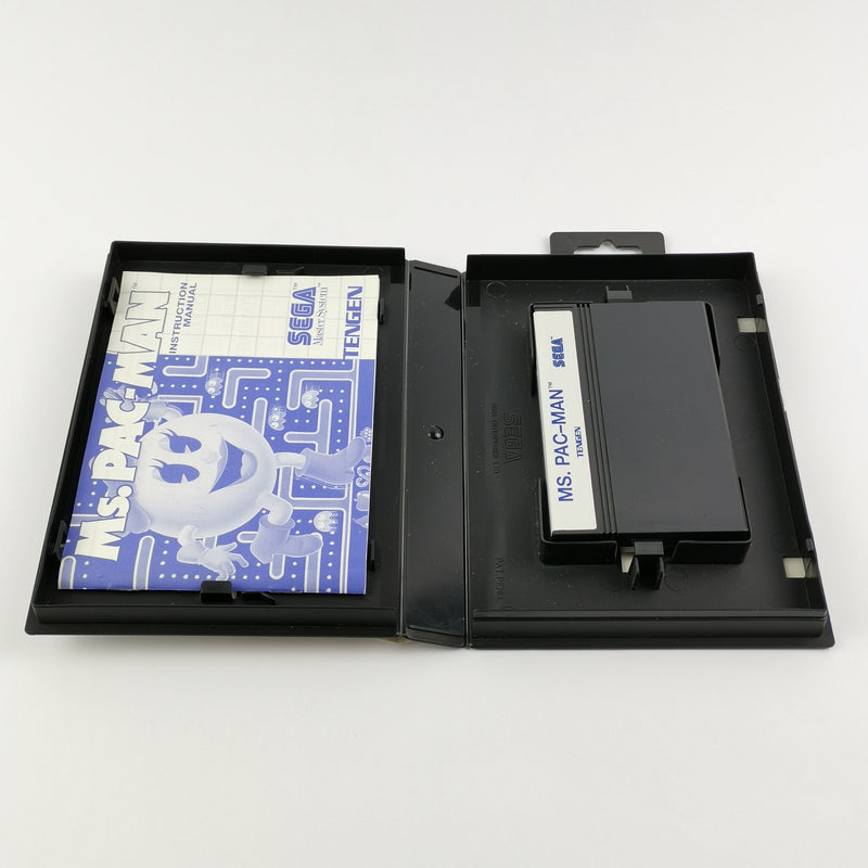 Sega Master System Spiel : Ms. Pac-Man - OVP & Anleitung PAL | MS Cartridge