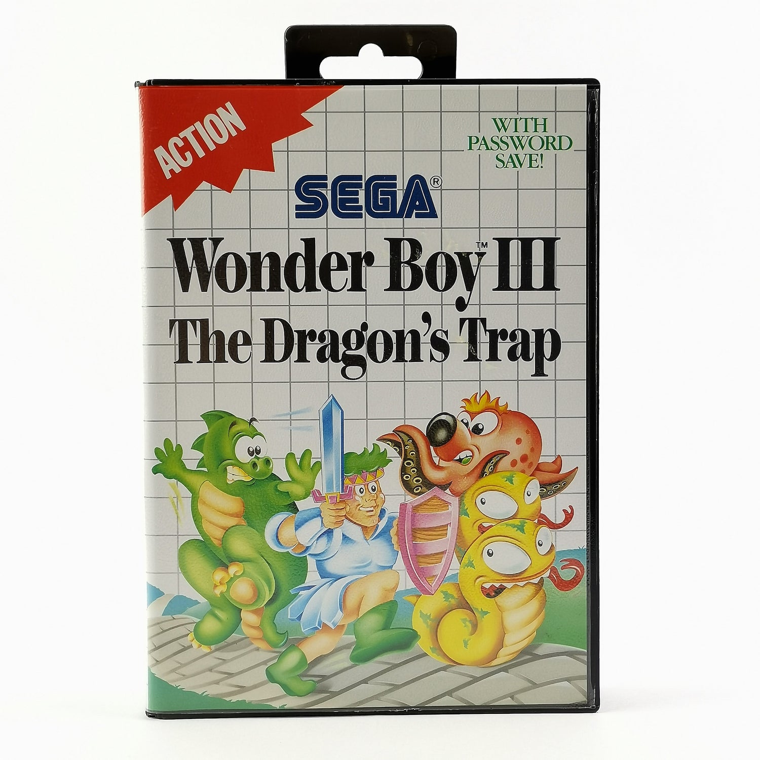 Sega Master System Spiel : Wonder Boy III 3 the Dragon´s Trap - OVP & Anleitung
