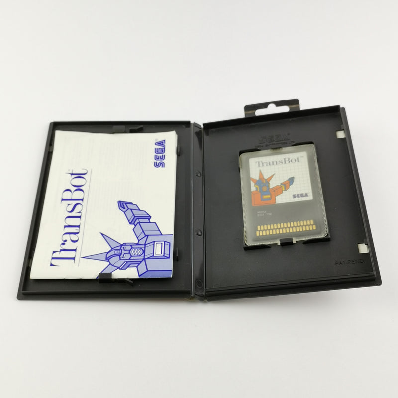 Sega Master System Game: TransBot The Sega Card - OVP &amp; Instructions PAL