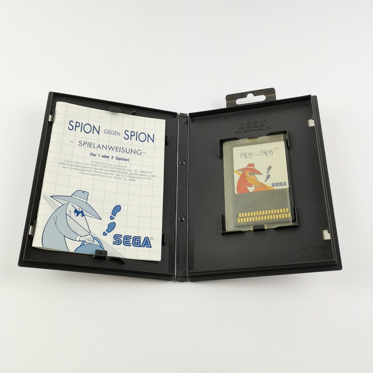 Sega Master System Spiel : Spy Vs Spy The Sega Card - OVP & Anleitung PAL