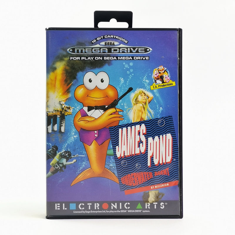Sega Mega Drive Spiel : James Pond Underwater Agent - OVP & Anleitung PAL