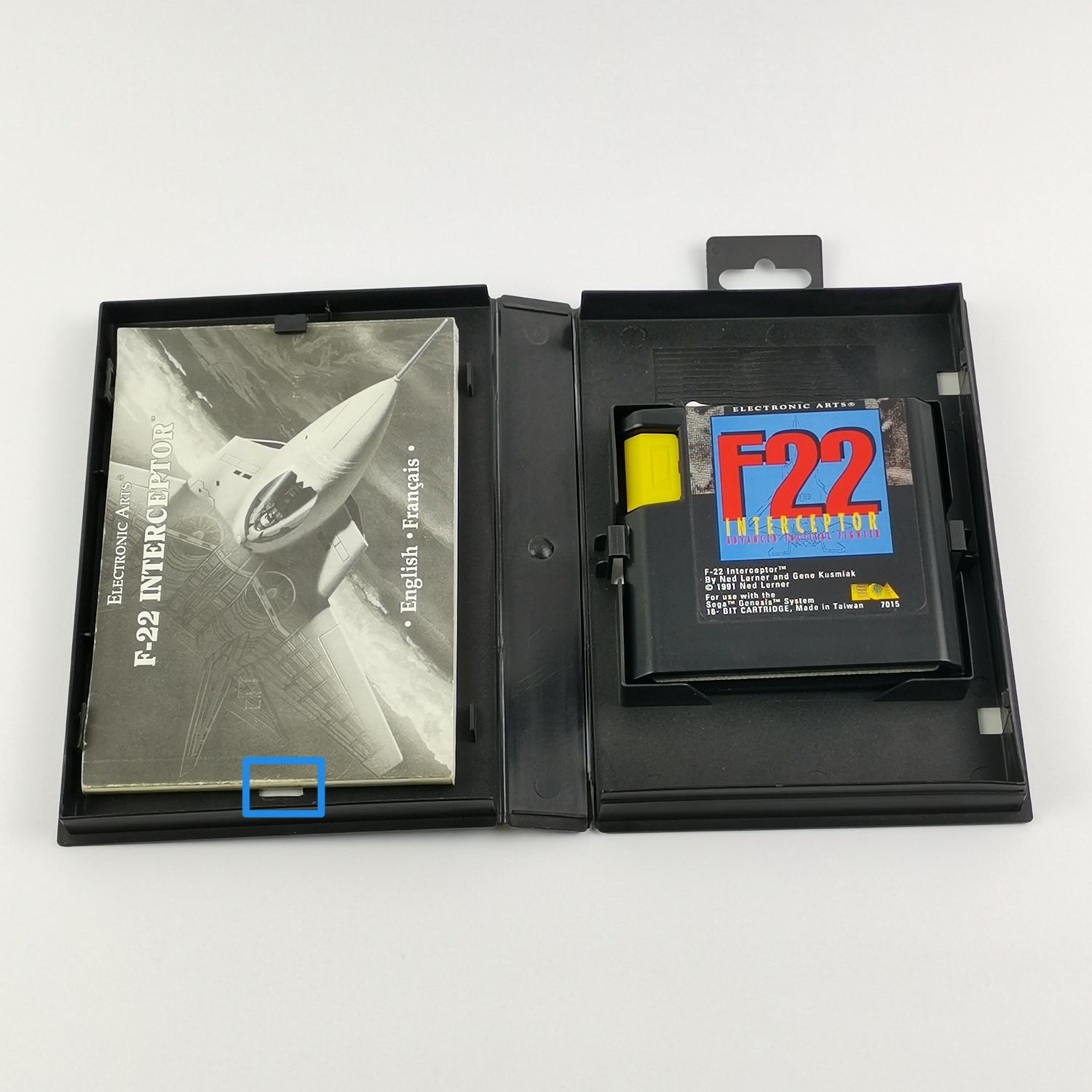 Sega Mega Drive Game: EA Air Force F22 Interceptor - OVP & Instructions PAL | M.D