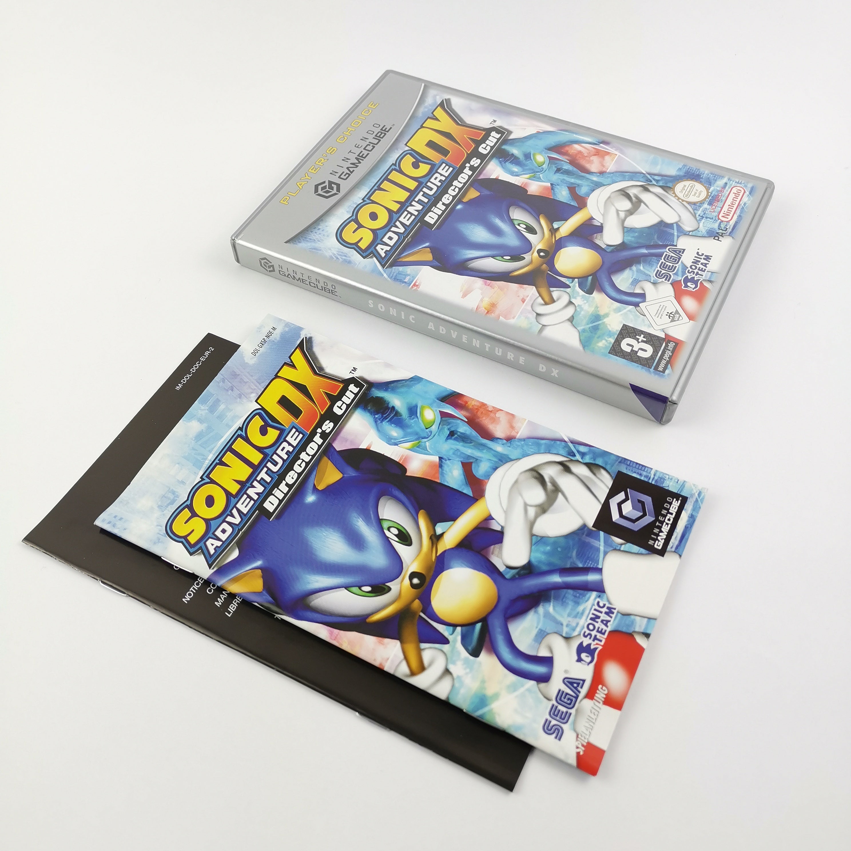 Nintendo Gamecube Spiel : Sonic Adventure DX Directors Cut - OVP & Anleitung PAL