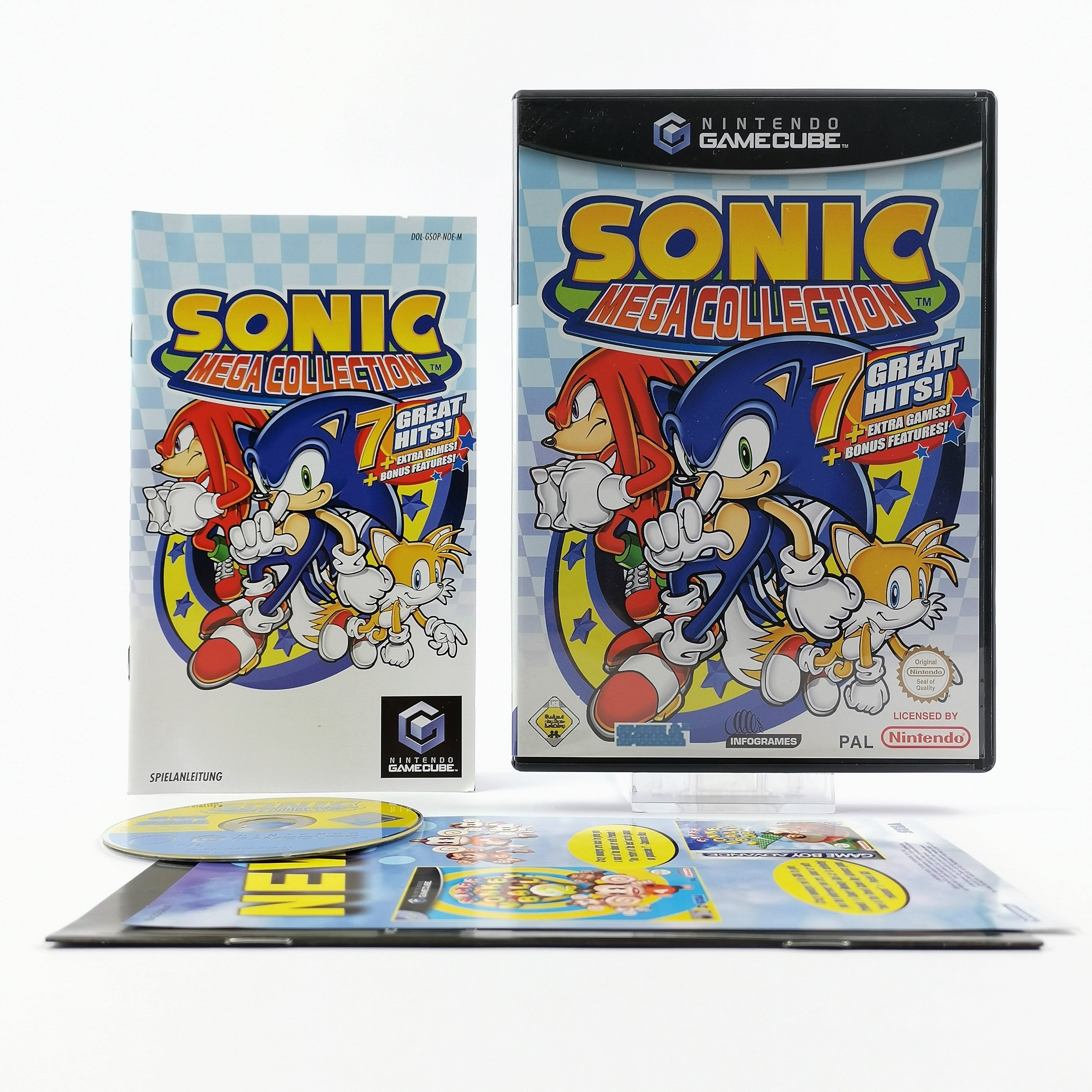 Nintendo Gamecube Spiel : Sonic Mega Collection - OVP & Anleitung PAL GC