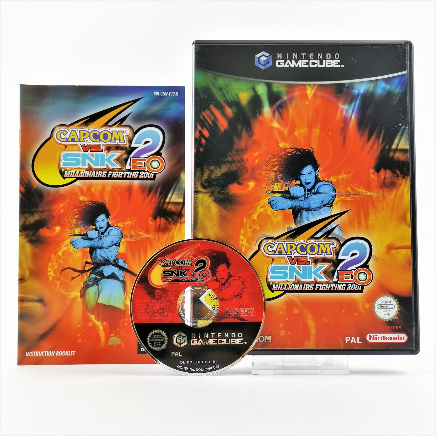 Nintendo Gamecube Spiel : Capcom Vs. SNK 2 EO - OVP & Anleitung PAL | GC Disc