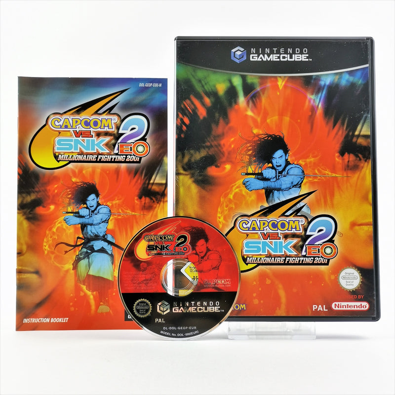 Nintendo Gamecube Spiel : Capcom Vs. SNK 2 EO - OVP & Anleitung PAL | GC Disc
