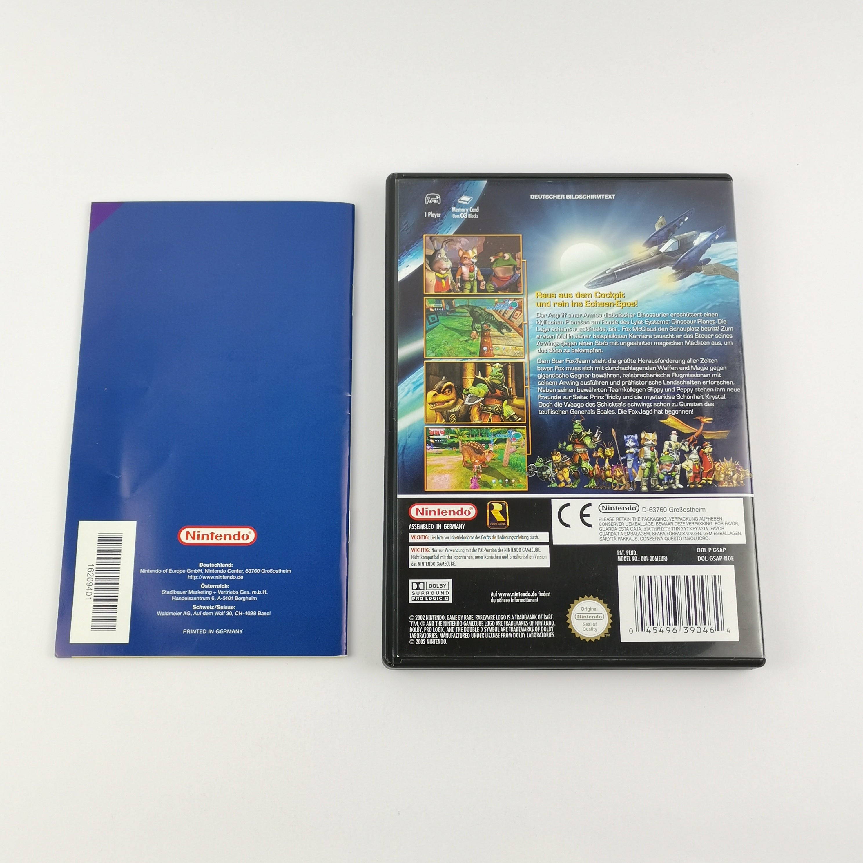 Nintendo Gamecube Spiel : Starfox Adventures - OVP & Anleitung PAL | GC Disc