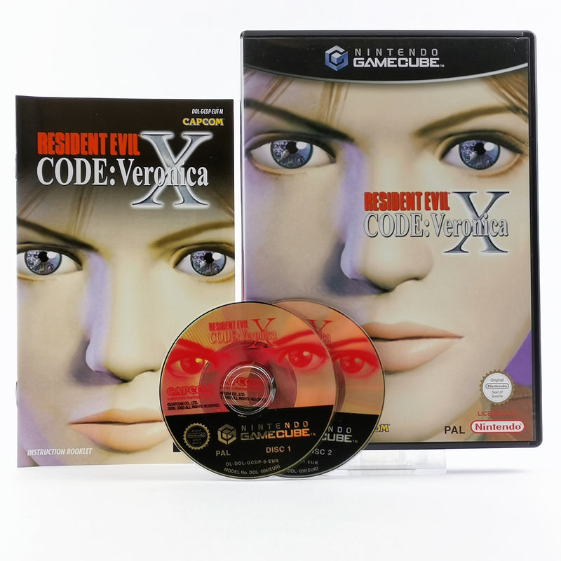 Nintendo Gamecube Spiel : Resident Evil Code: Veronica X - OVP & Anleitung PAL