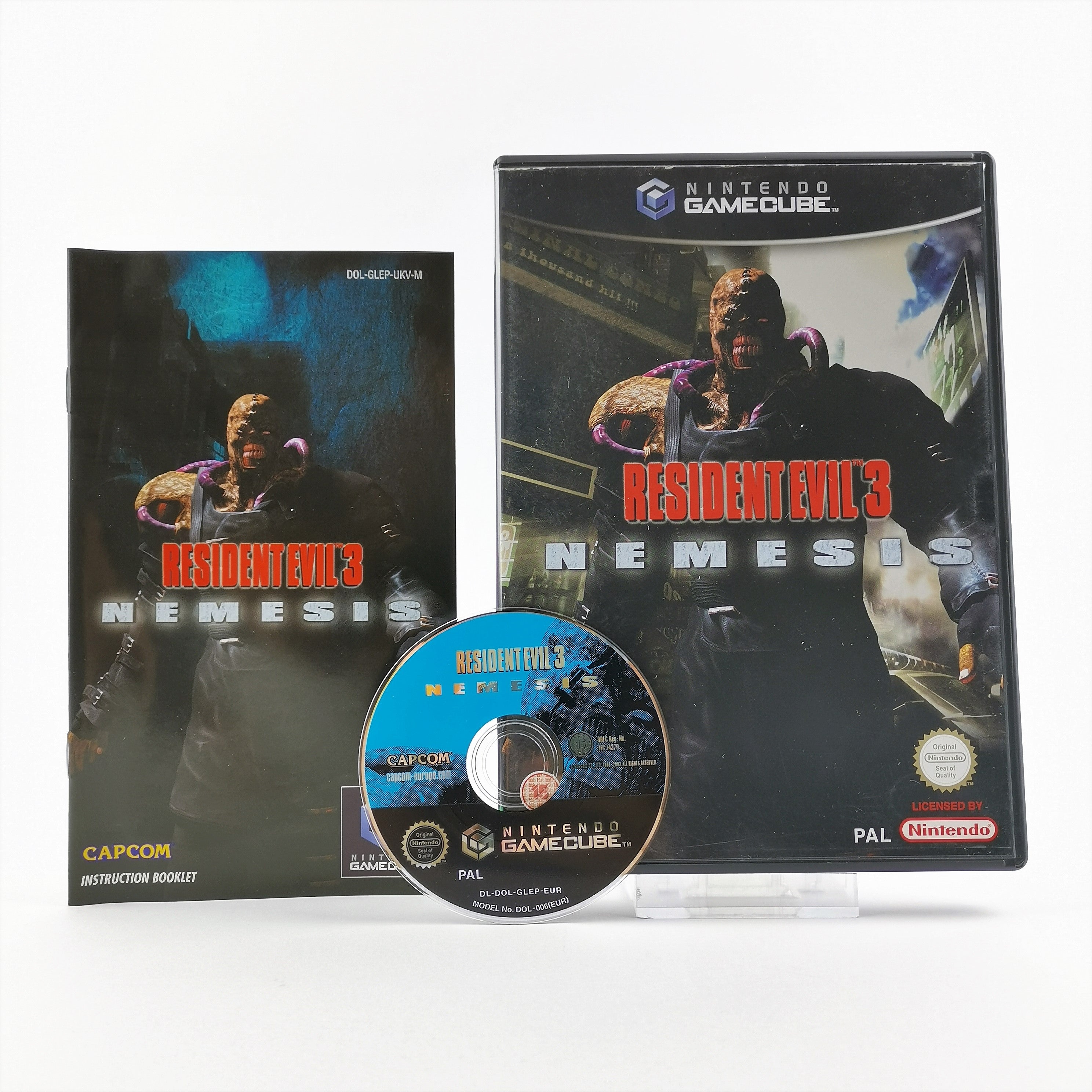 Nintendo Gamecube Spiel : Resident Evil 3 Nemesis - OVP & Anleitung PAL UKV