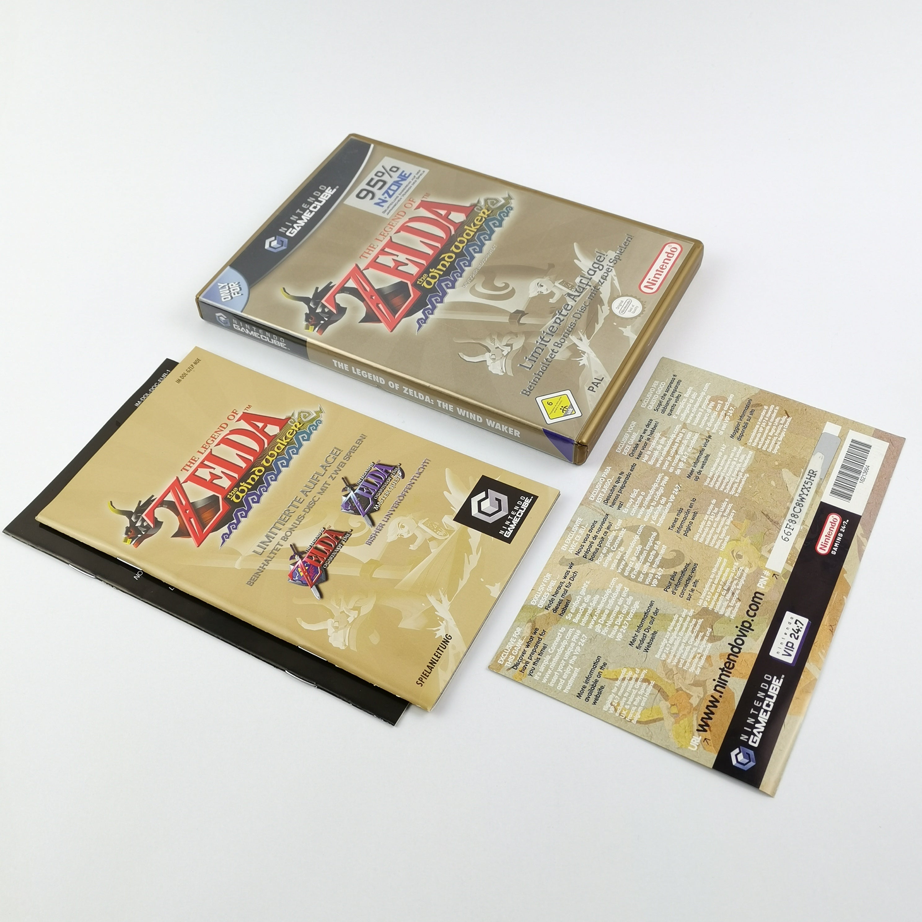 Nintendo Gamecube Spiel : The Legend of Zelda The Windwaker Limitierte Auflage