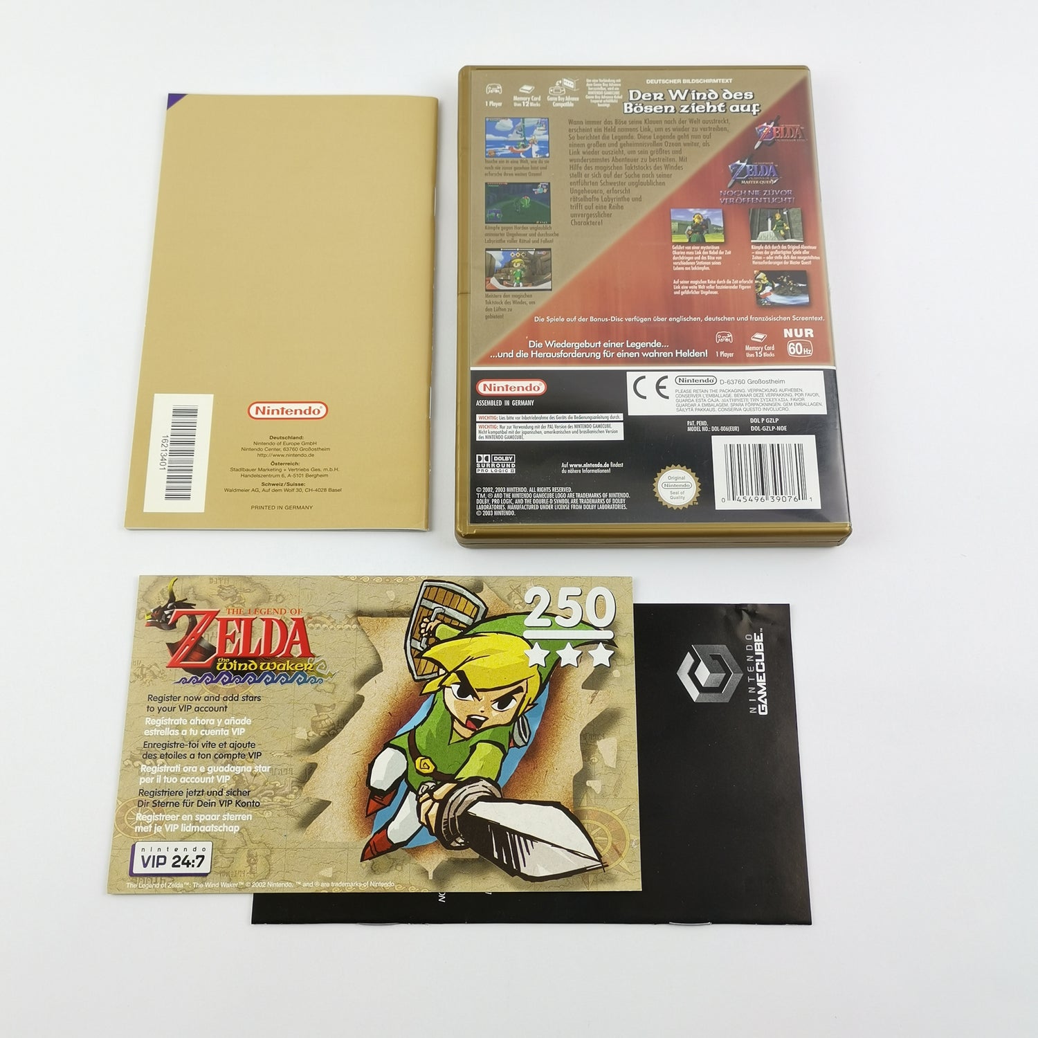 Nintendo Gamecube Spiel : The Legend of Zelda The Windwaker Limitierte Auflage