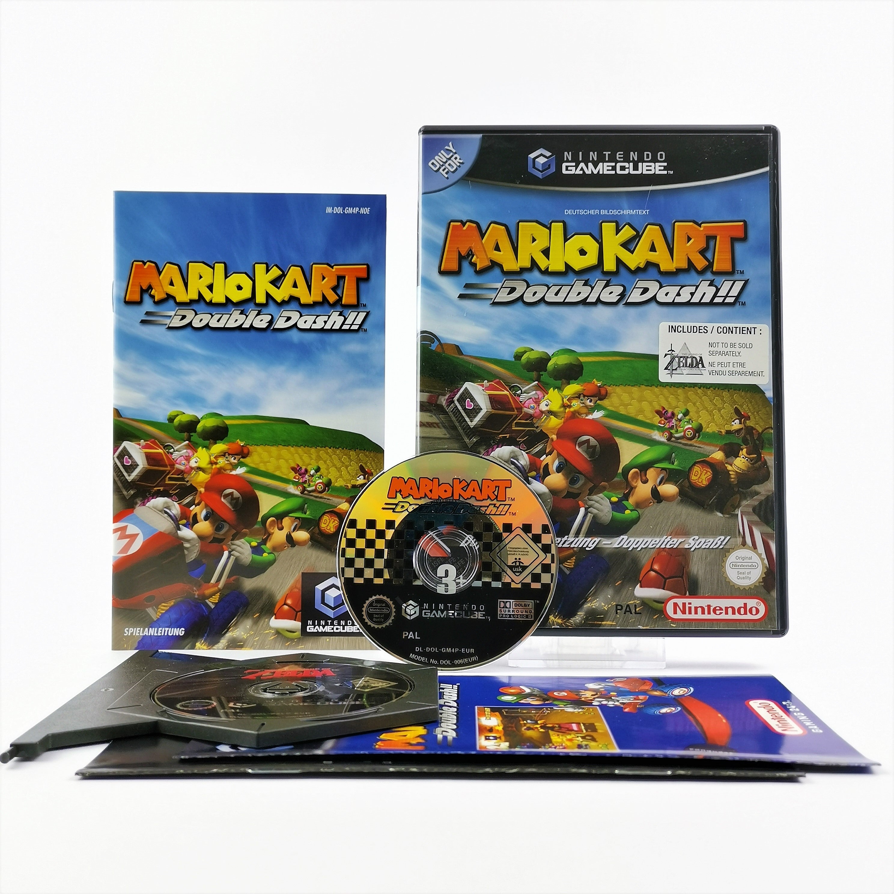 Nintendo Gamecube Spiel : Mario Kart Double Dash Zelda Collectors Edition - OVP