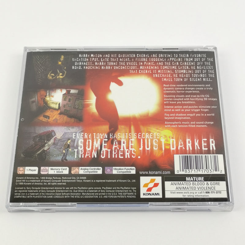 Sony Playstation 1 game: Silent Hill - original packaging &amp; instructions | NTSC-U/C USA KONAMI