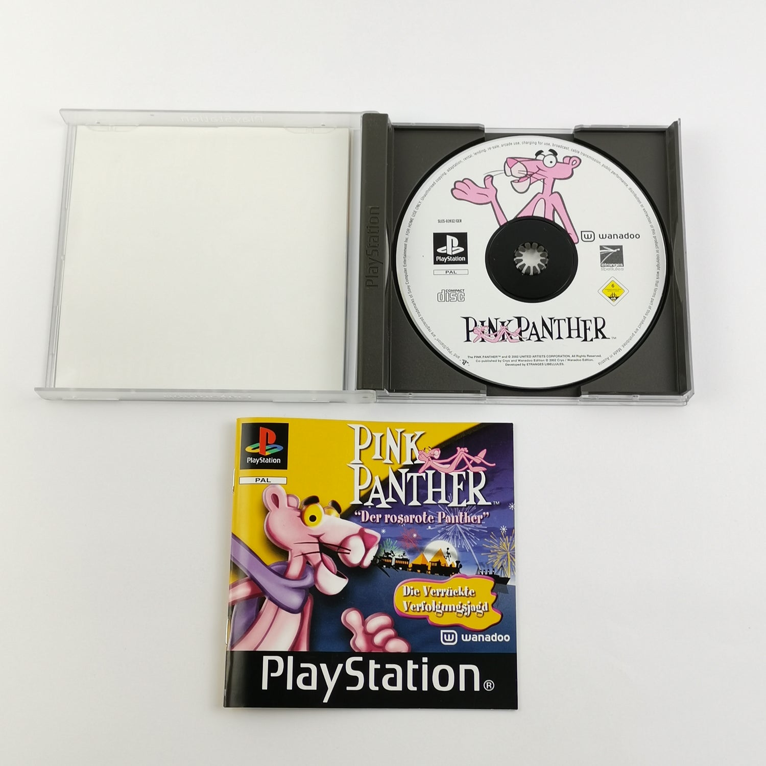Sony Playstation 1 Spiel : Pink Panther die verrückte Verfolgungsjagd - PS1 OVP