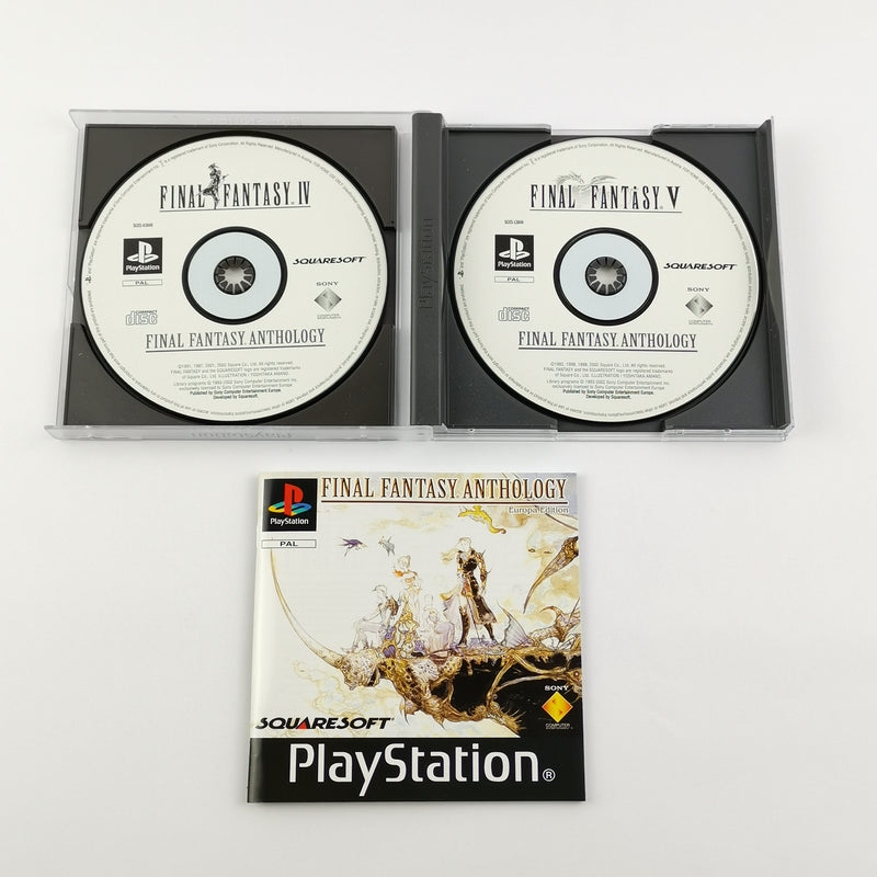 Sony Playstation 1 Game: Final Fantasy Anthology - OVP &amp; Instructions PAL | PS1