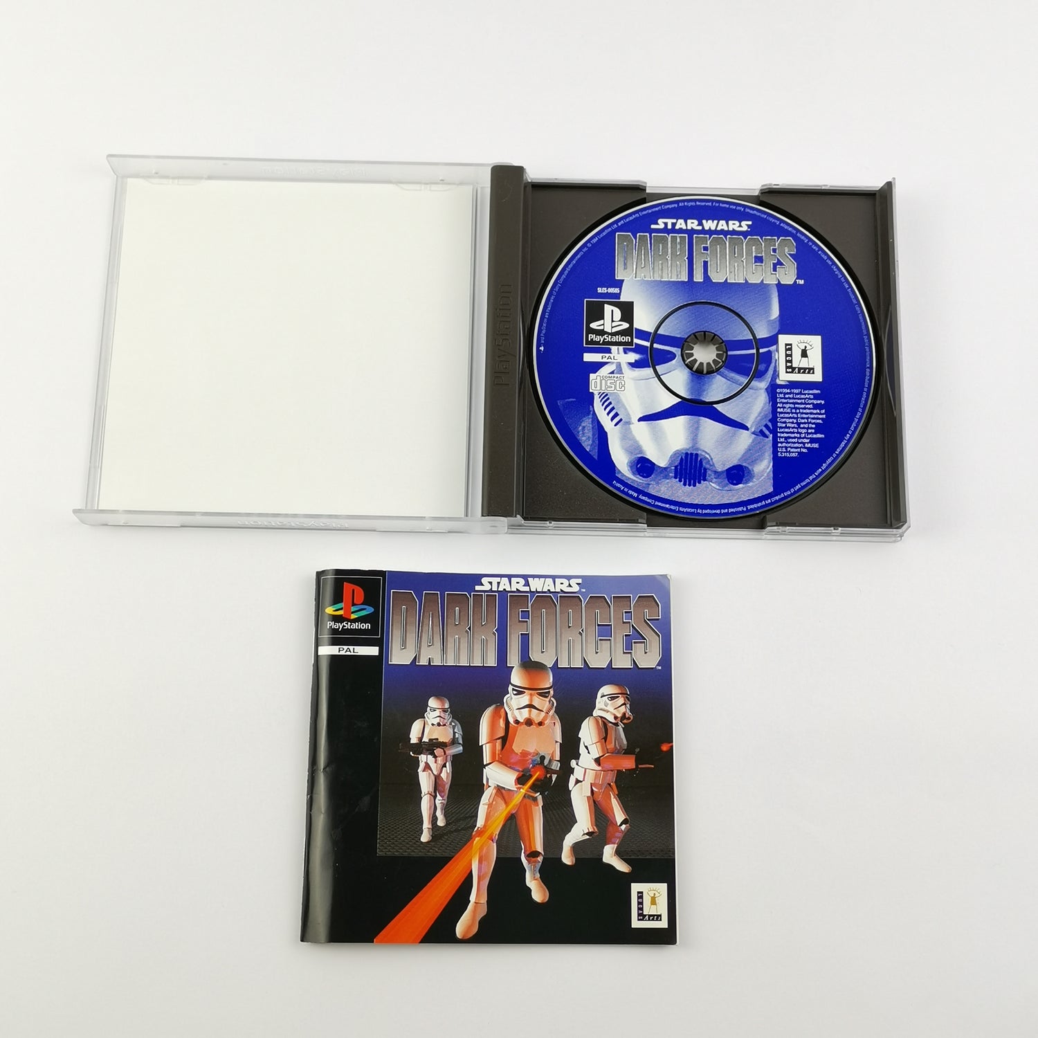 Sony Playstation 1 Game: Star Wars Dark Forces - OVP & Instructions PAL | PS1 PSX