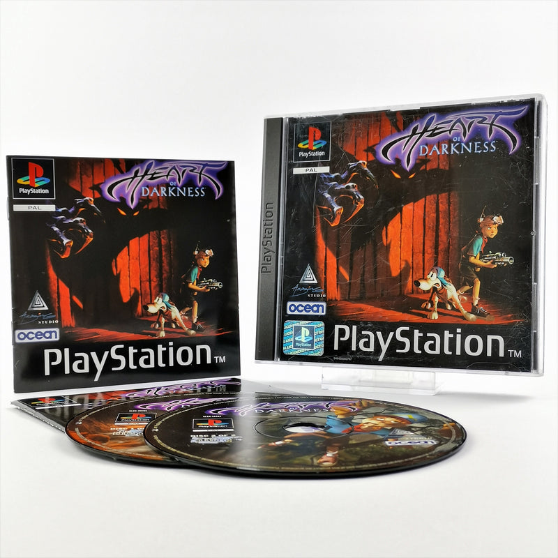 Sony Playstation 1 Spiel : Heart of Darkness - OVP & Anleitung PAL PS1 PSX