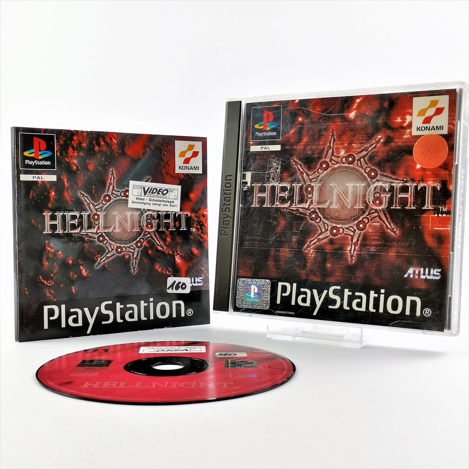 Sony Playstation 1 Game: Hellnight - Original Packaging & Instructions | PAL PS1 PSX Konami