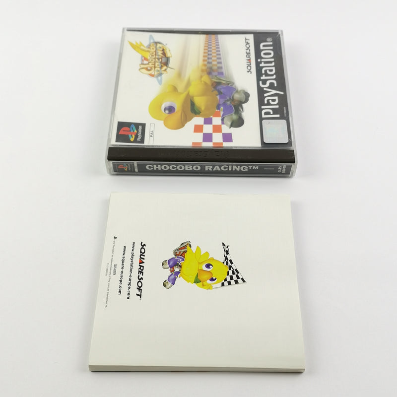 Sony Playstation 1 game: Chocobo Racing - original packaging &amp; instructions PAL Squaresoft PS1