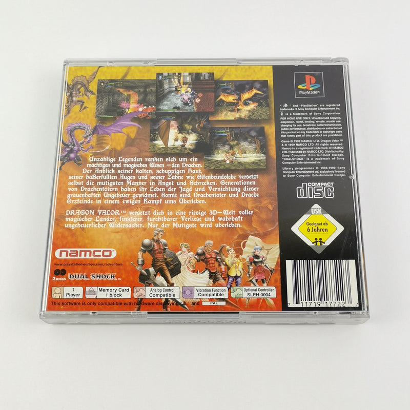 Sony Playstation 1 Spiel : Dragon Valor - OVP & Anleitung PAL | NAMCO PS1 PSX