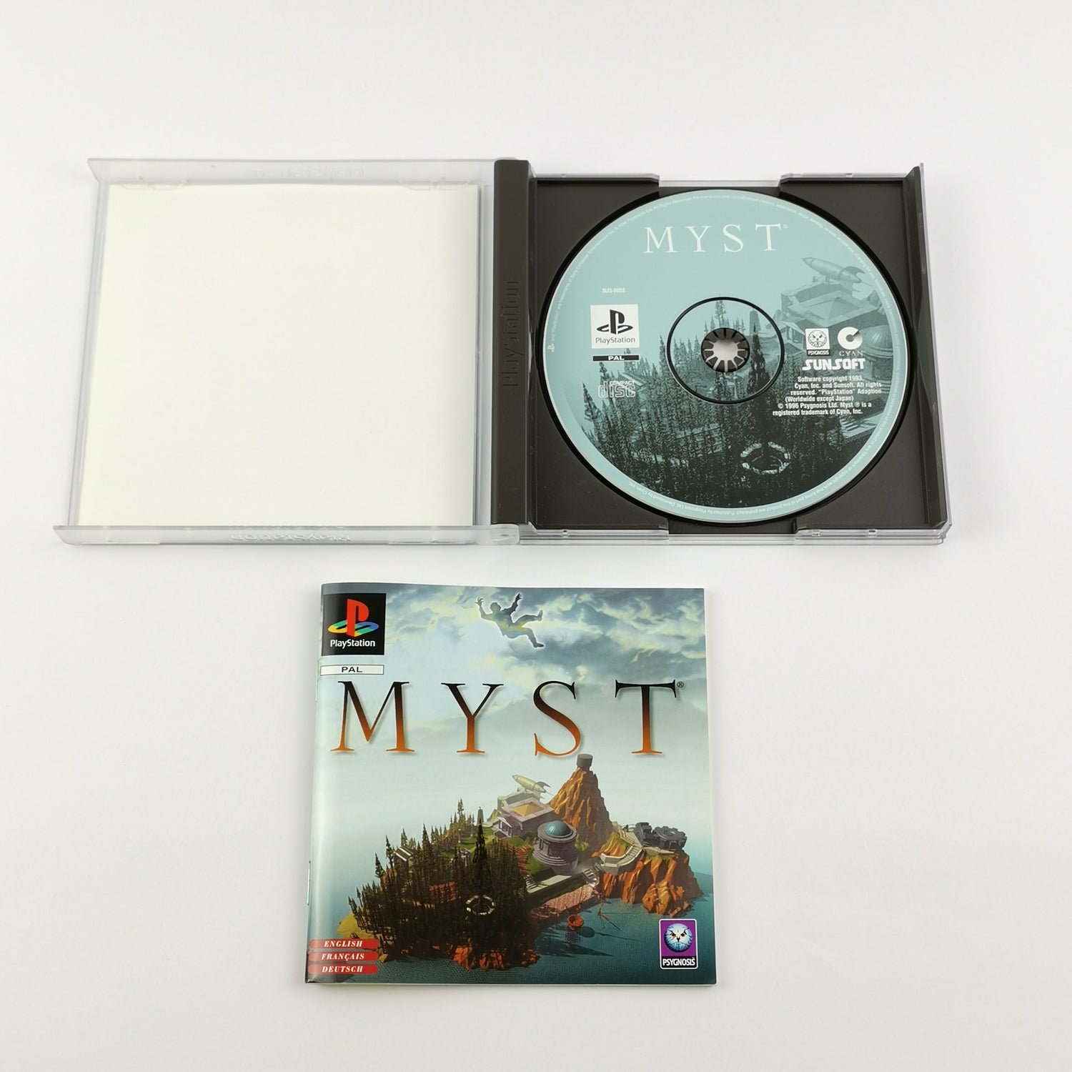 Sony Playstation 1 Spiel : Myst - OVP & Anleitung | PS1 PSX PAL