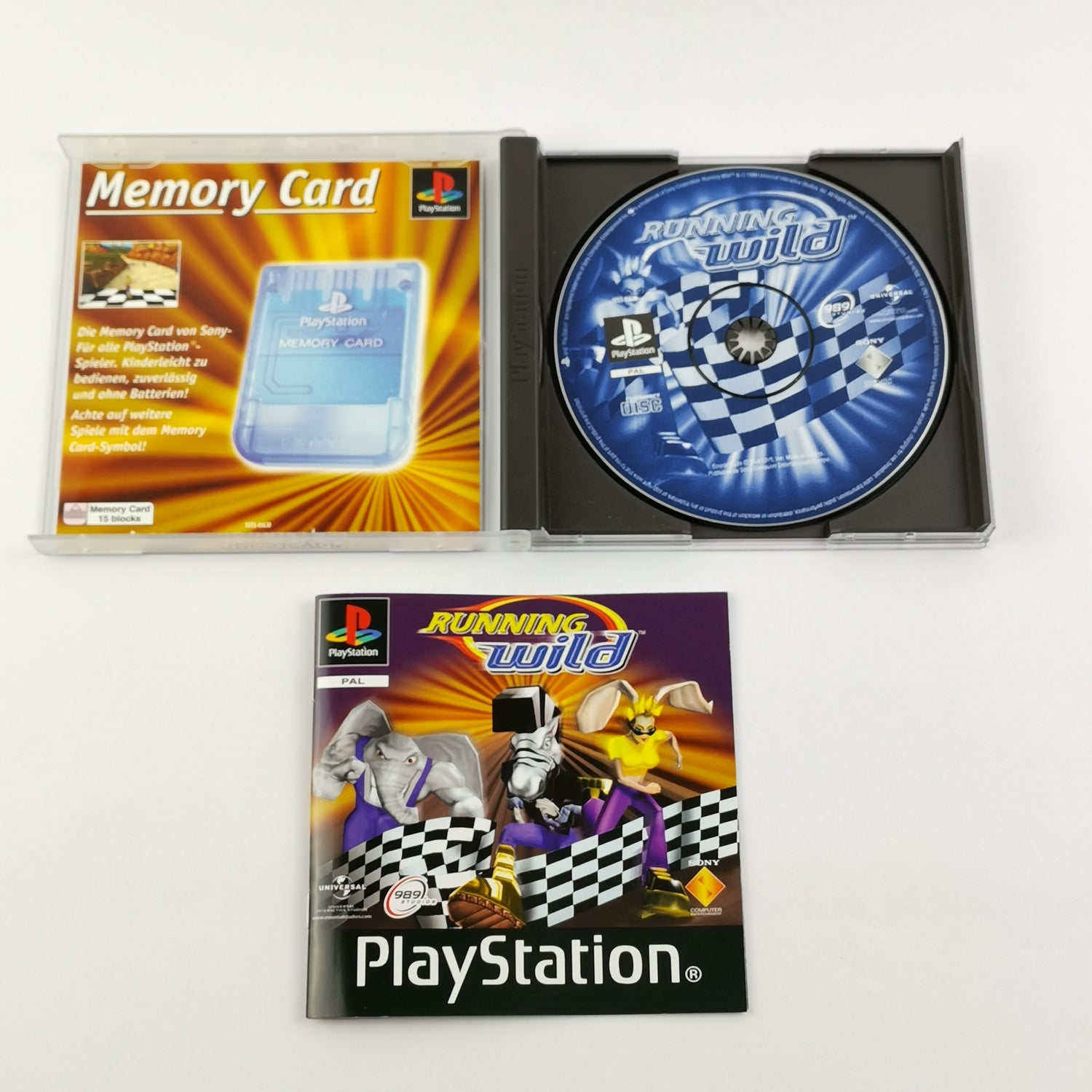 Sony Playstation 1 game: Running Wild - original packaging & instructions | PS1 PSX PAL Disc