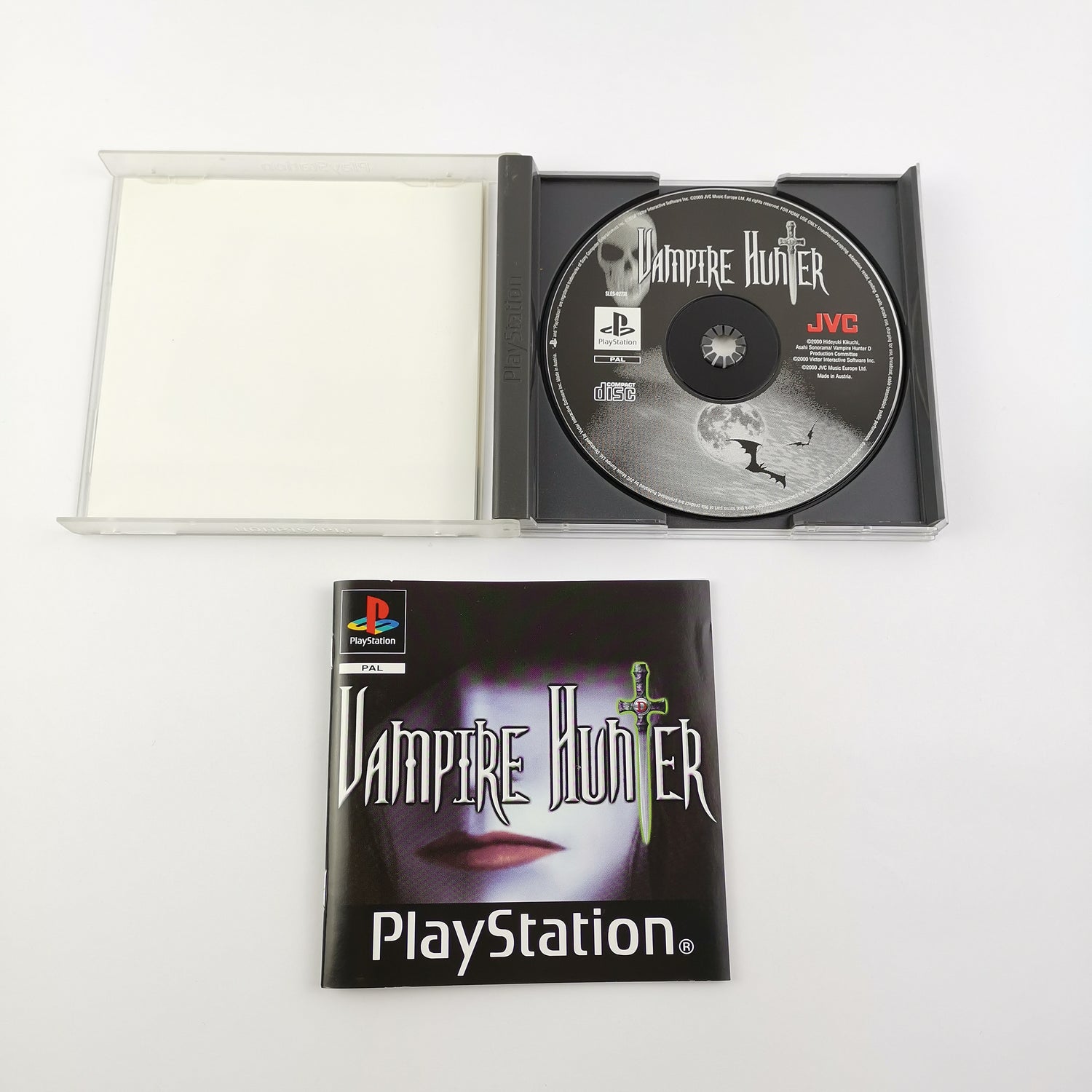 Sony Playstation 1 Spiel : Vampire Hunter - OVP & Anleitung | PS1 PSX PAL Disc