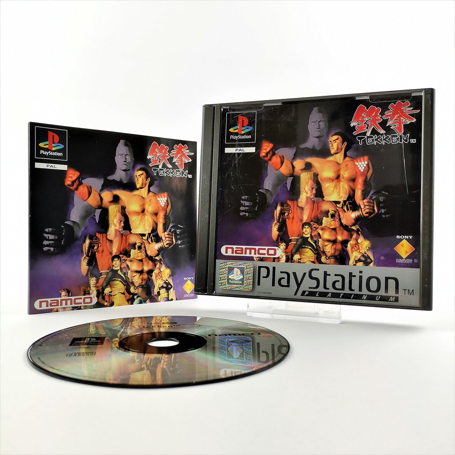 Sony Playstation 1 Game: Tekken Platinum - OVP & Instructions | PS1 PSX PAL Disc