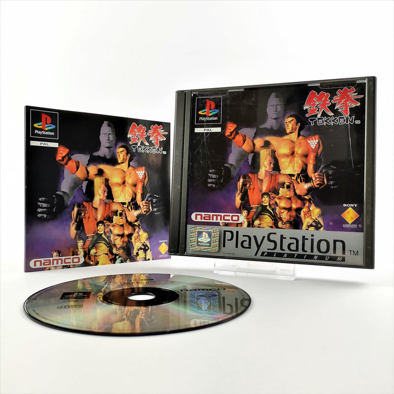 Sony Playstation 1 Game: Tekken Platinum - OVP &amp; Instructions | PS1 PSX PAL Disc