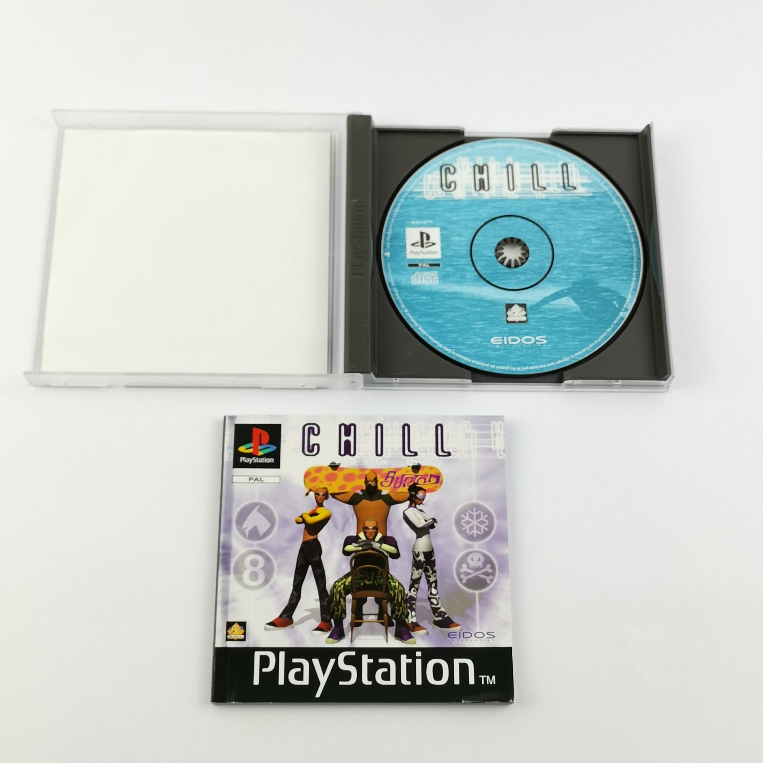 Sony Playstation 1 Game: Chill Snowboarding - OVP & Instructions PAL | PS1 PSX