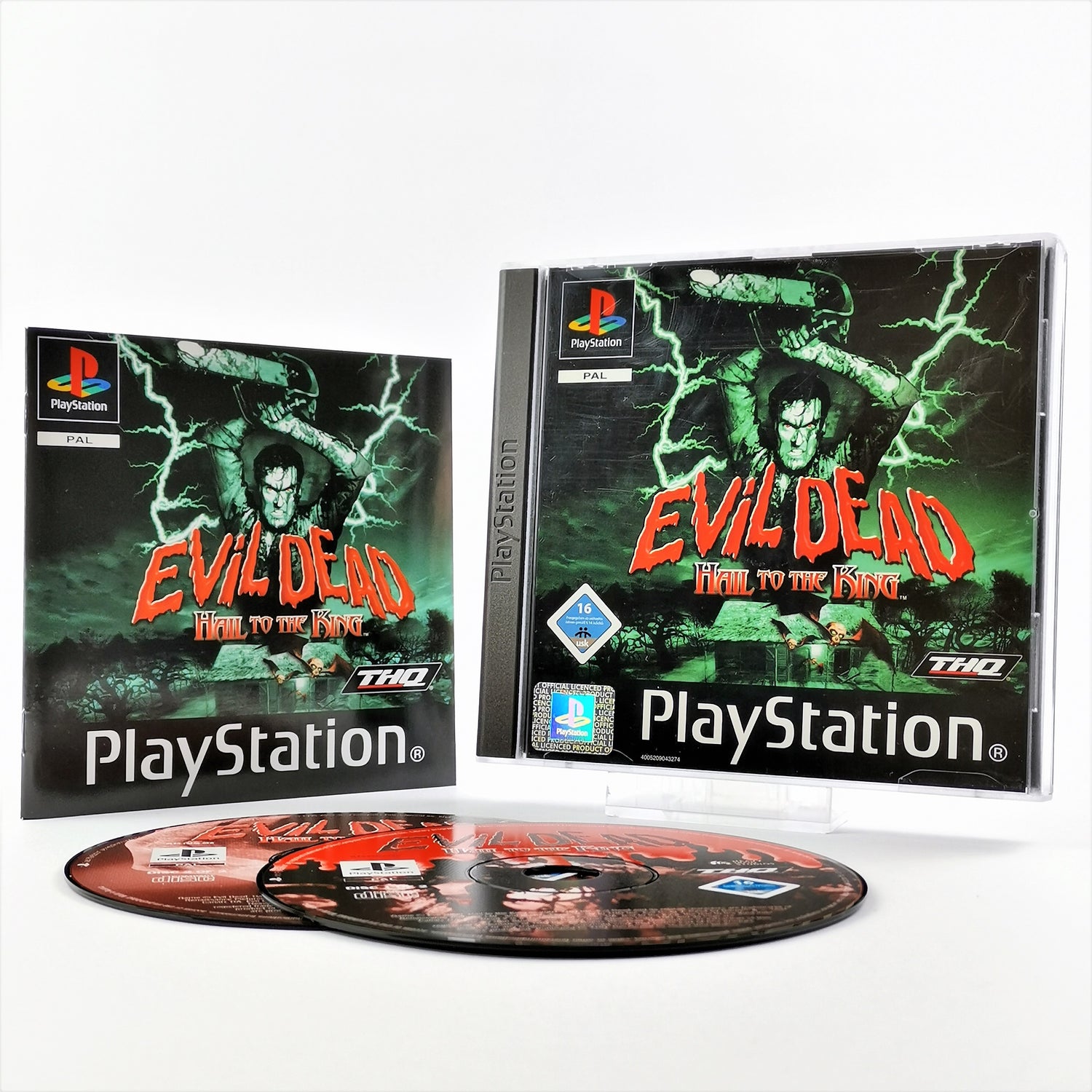 Sony Playstation 1 Spiel : Evil Dead Hail to the King : OVP & Anleitung PAL PS1