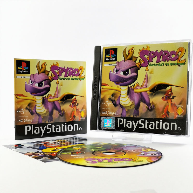 Sony Playstation 1 Spiel : Spyro 2 Gateway to Glimmer : OVP & Anleitung PAL PS1