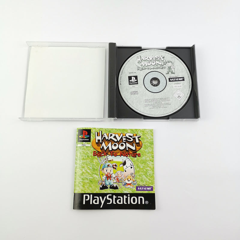 Sony Playstation 1 Spiel : Harvest Moon Back To Nature - OVP & Anleitung PAL PS1