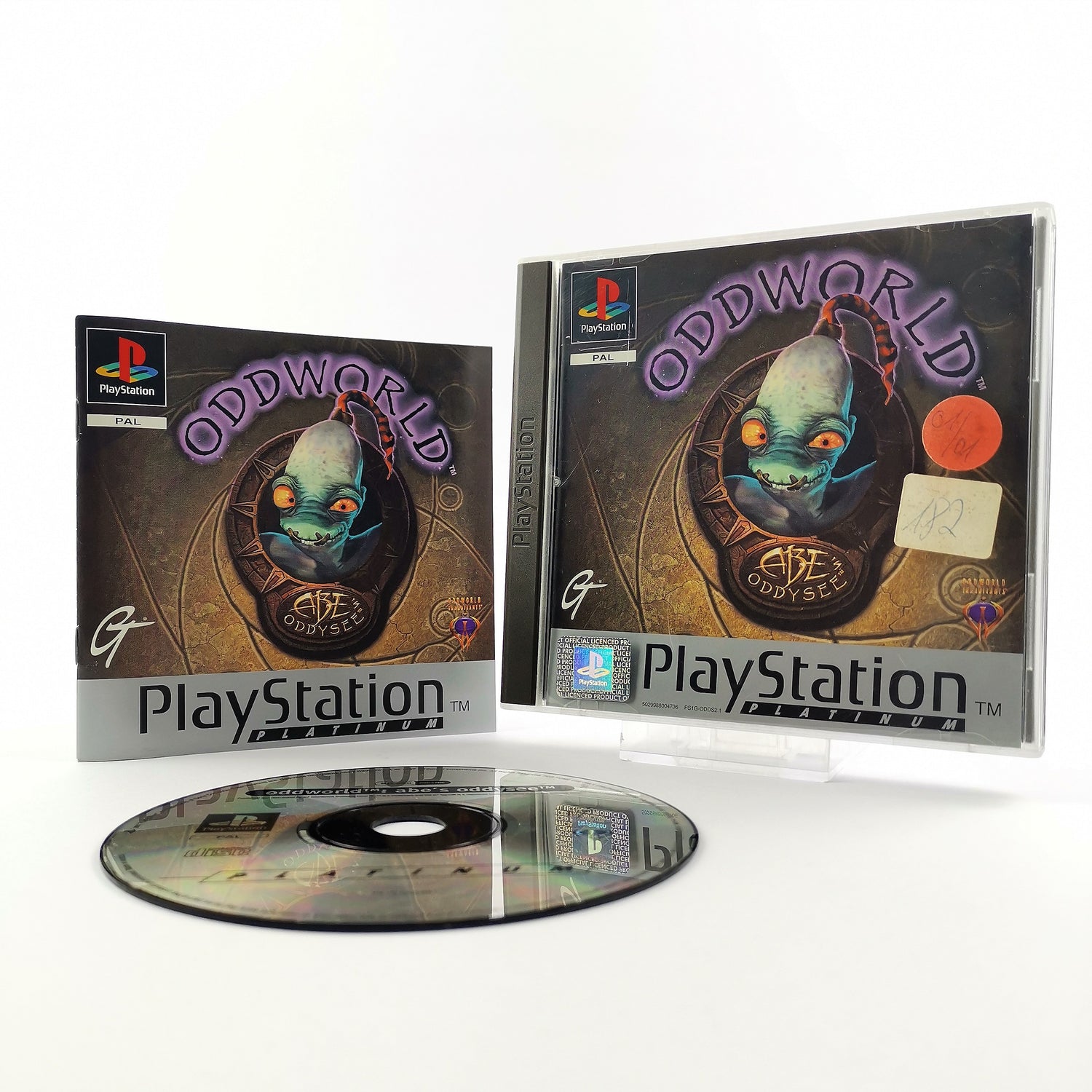 Sony Playstation 1 Spiel : Oddworld Abe´s Oddysee - OVP & Anleitung PAL ESPANOL