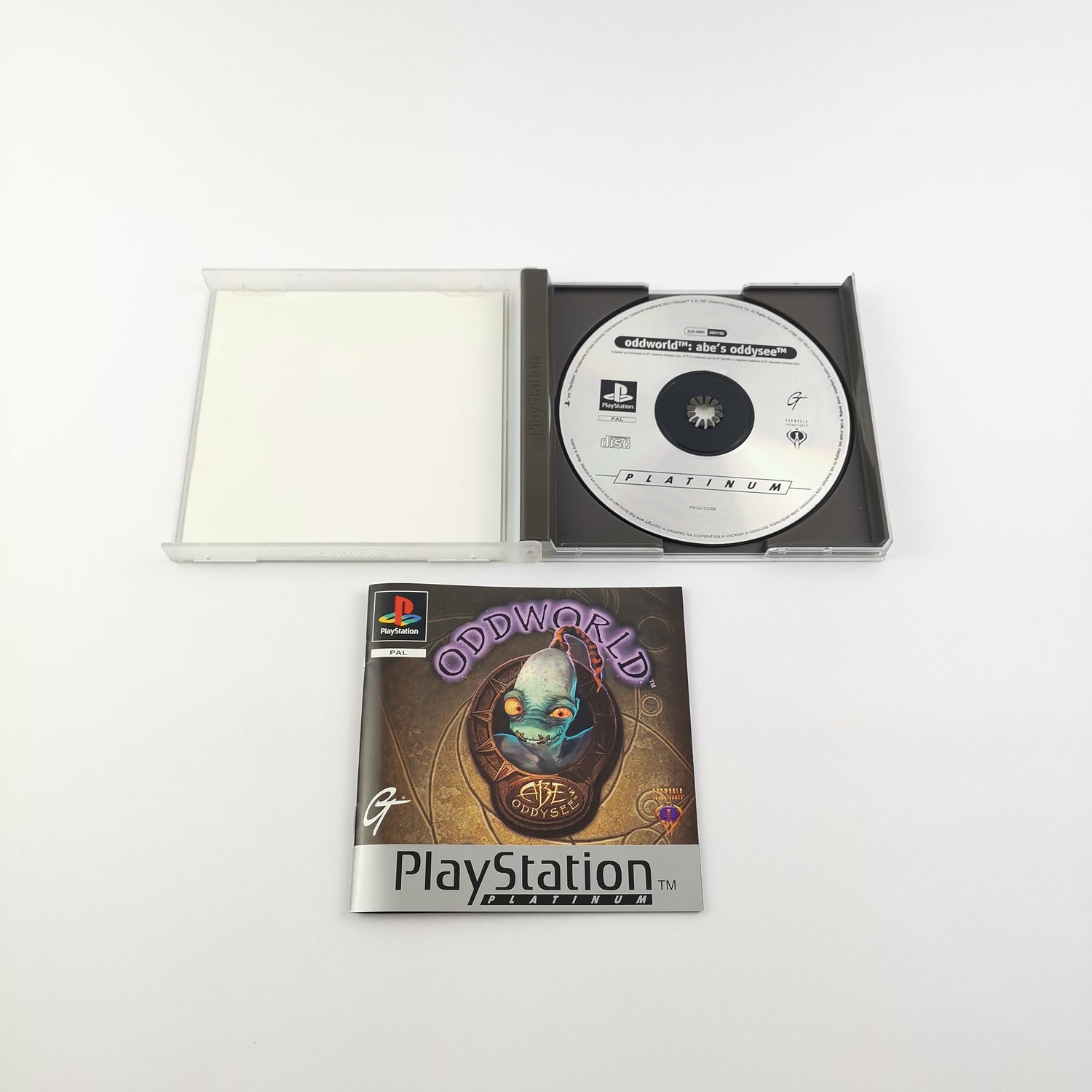 Sony Playstation 1 Spiel : Oddworld Abe´s Oddysee - OVP & Anleitung PAL ESPANOL