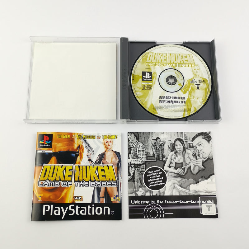 Sony Playstation 1 Spiel : Duke Nukem Land of the Babes OVP & Anleitung PAL PS1