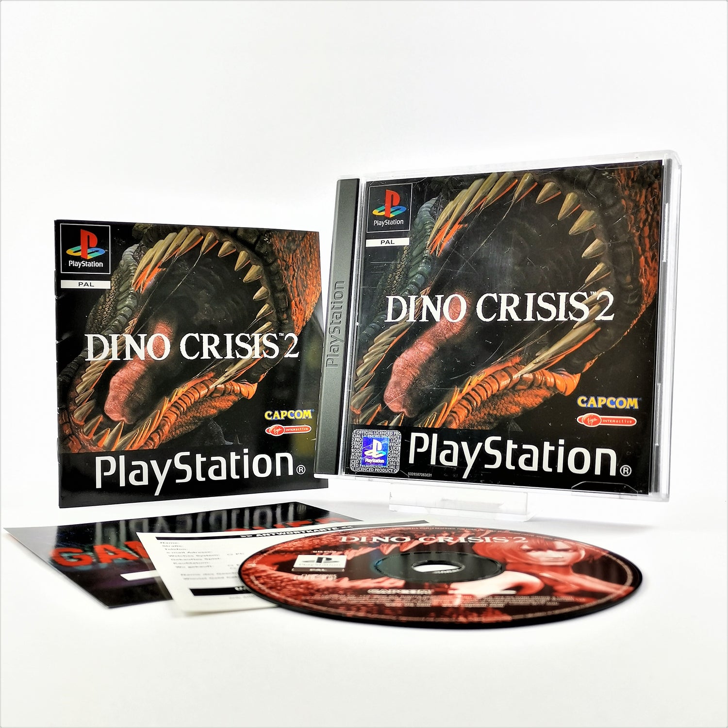 Sony Playstation 1 Spiel : Dino Crisis 2 - OVP & Anleitung PAL | PS1 PSX Capcom