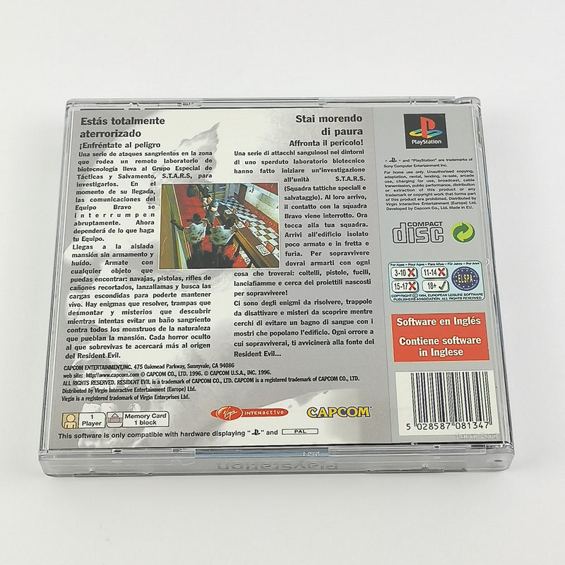 Sony Playstation 1 Spiel : Resident Evil - OVP & Anleitung PAL ESPANOL | PS1 PSX