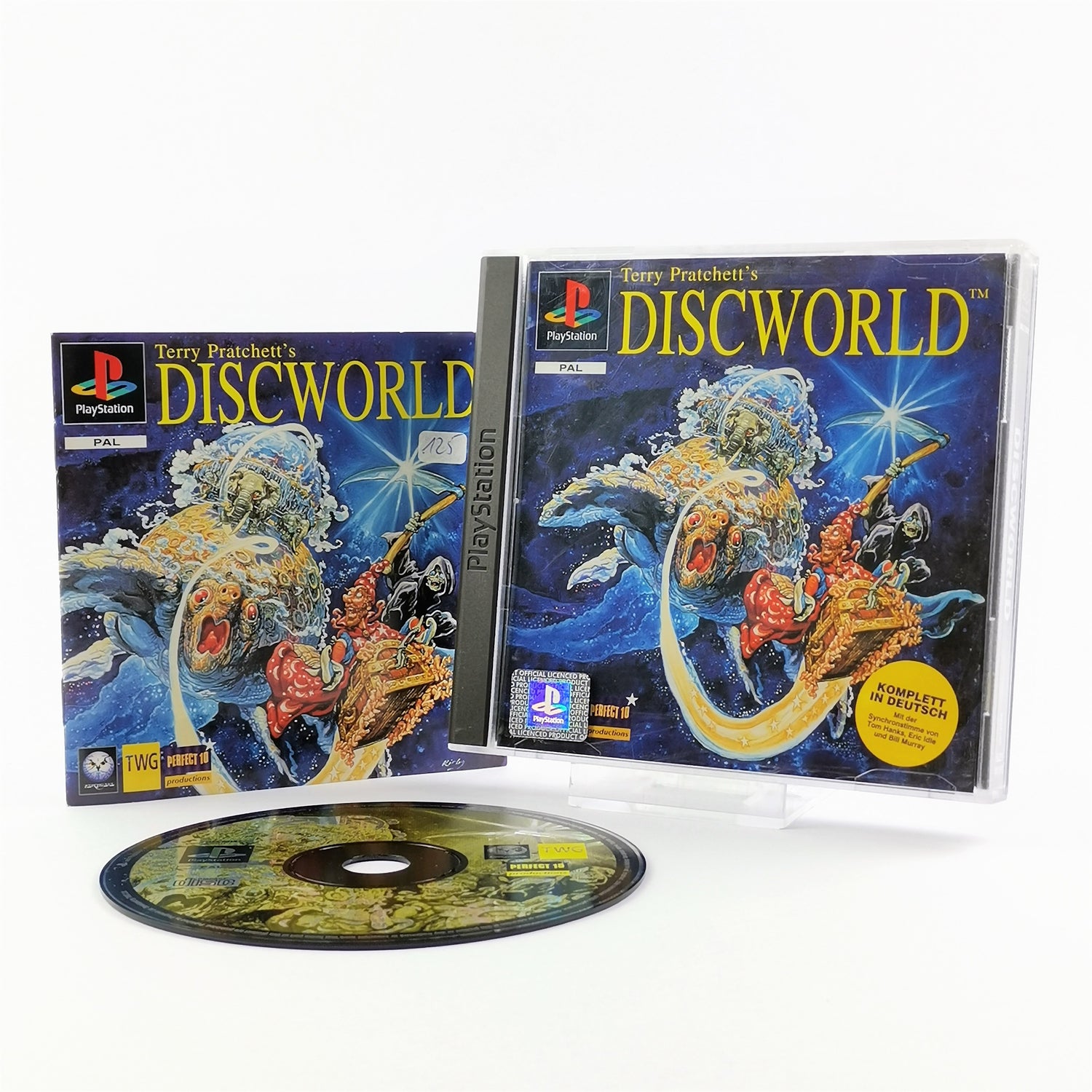 Sony Playstation 1 game: Terry Pratchett's Discworld - original packaging & instructions PAL PS1