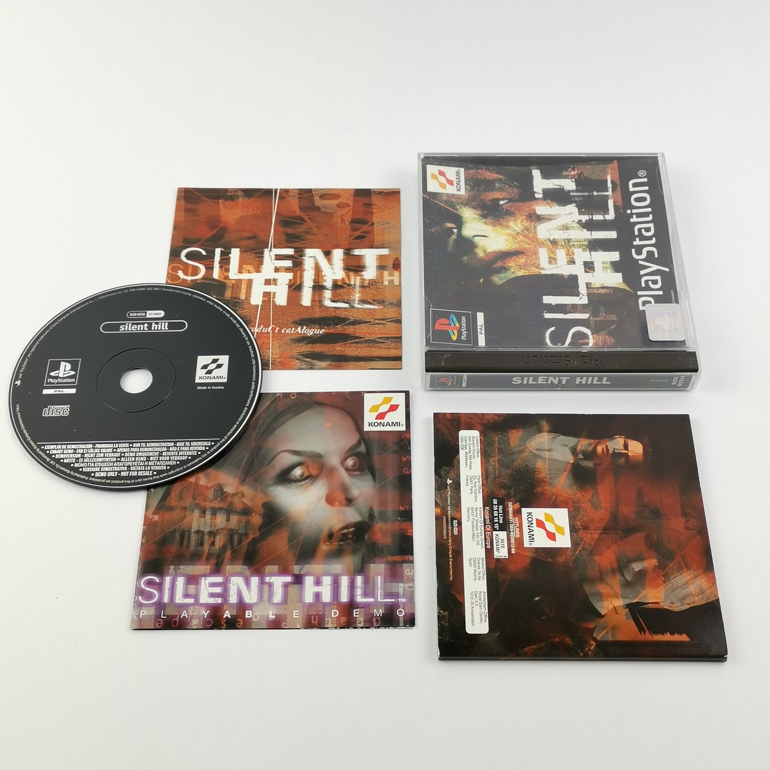 Sony Playstation 1 Spiel : Silent Hill + Demo CD - OVP & Anleitung PAL | PS1 PSX