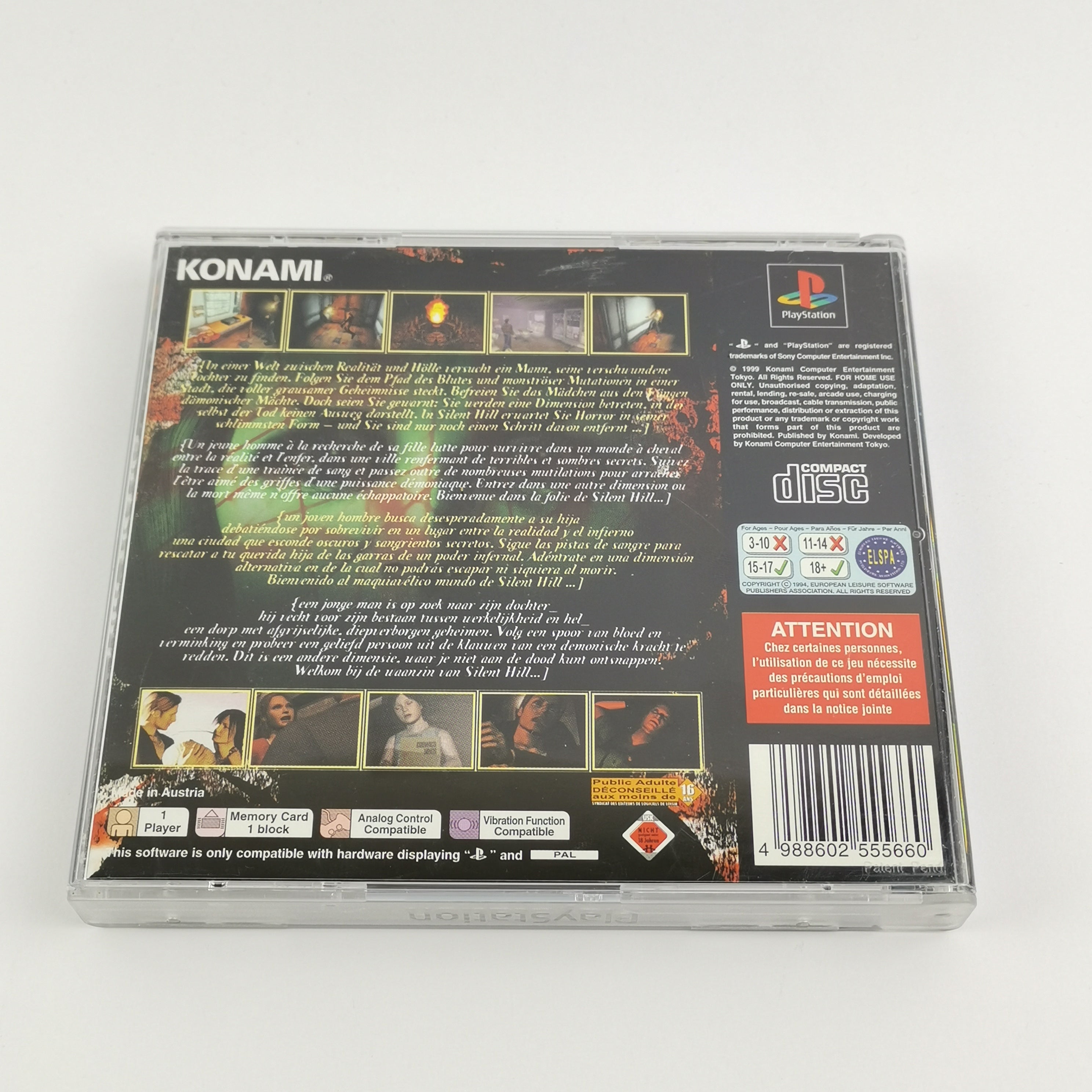 Ps1 Pal Silent Hill Playstation Buy Silent Hill Ps1 Online In