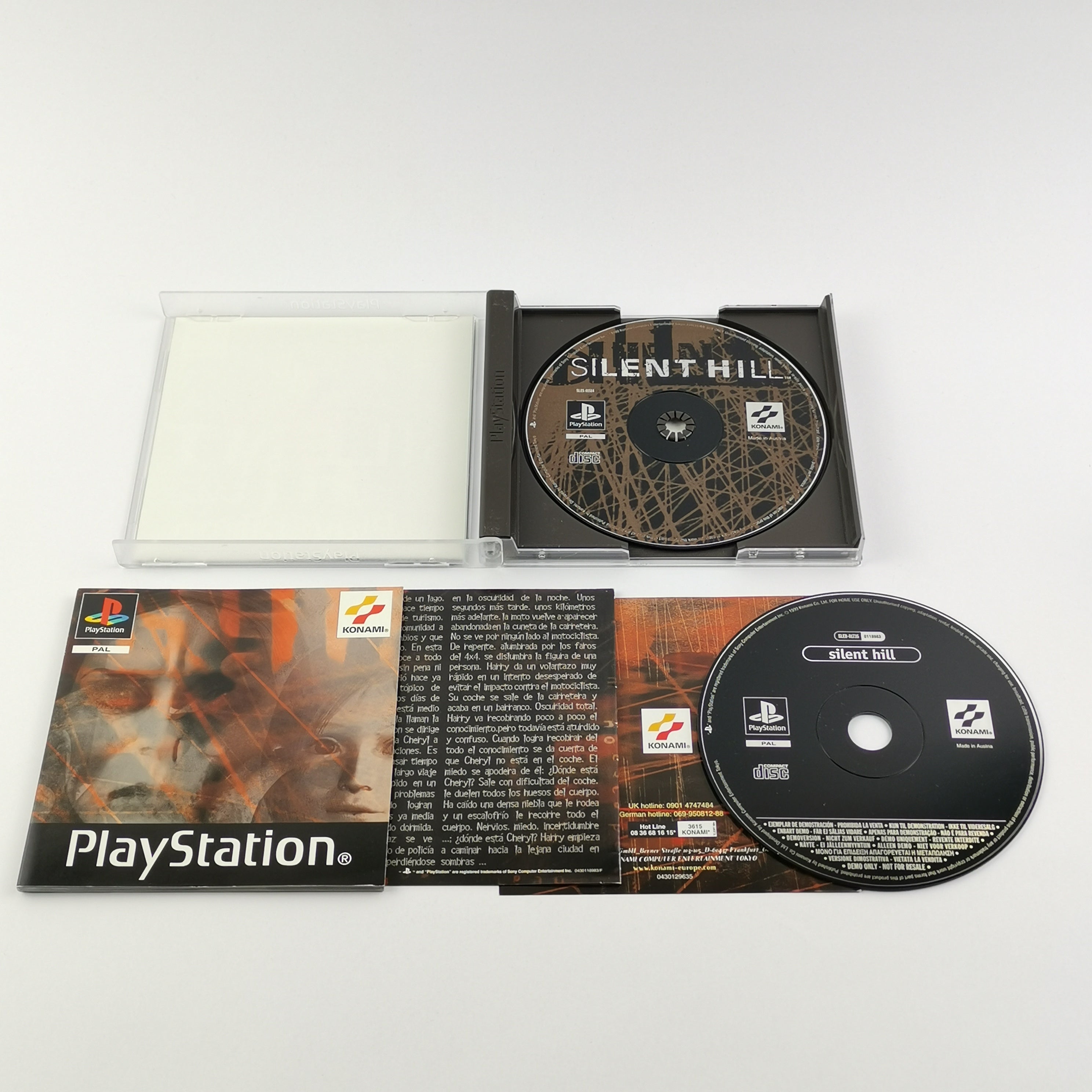 Sony Playstation Game: Silent Hill Demo CD OVP & Instruction