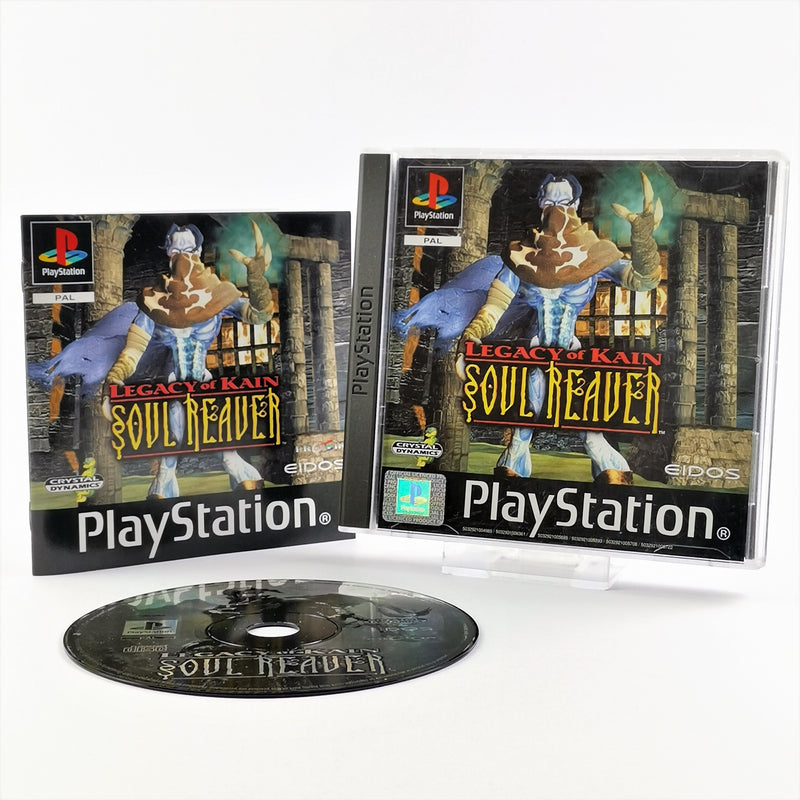 Sony Playstation 1 Spiel : Legacy of Kain Soul Reaver - OVP Anleitung PAL SPAIN