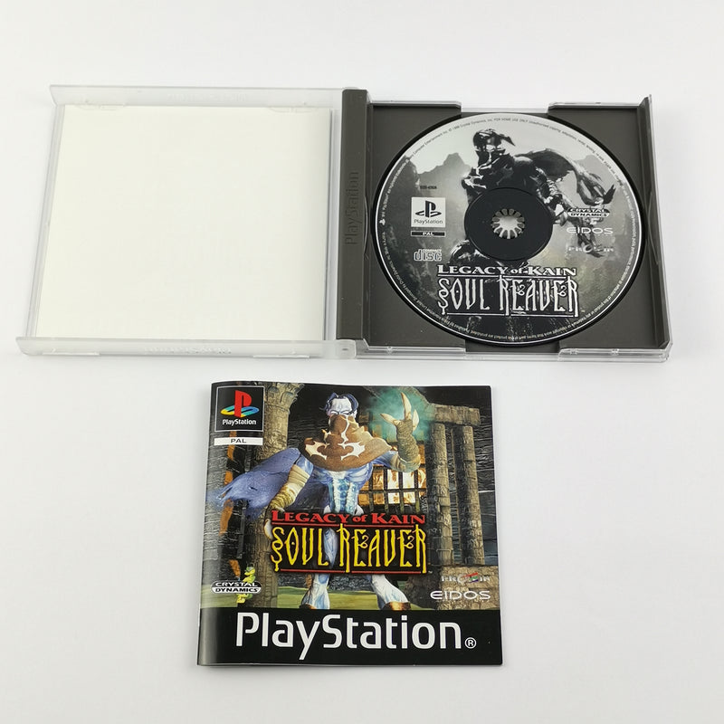 Sony Playstation 1 Spiel : Legacy of Kain Soul Reaver - OVP Anleitung PAL SPAIN