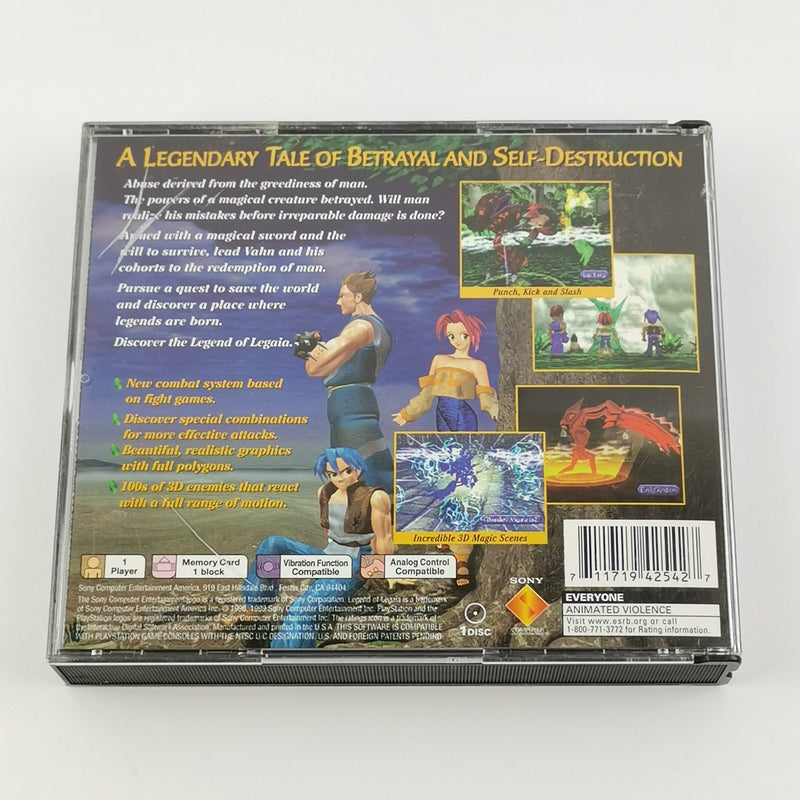 Sony Playstation 1 Spiel : Legend of Legaia - OVP & Anleitung NTSC-U/C USA | PS1