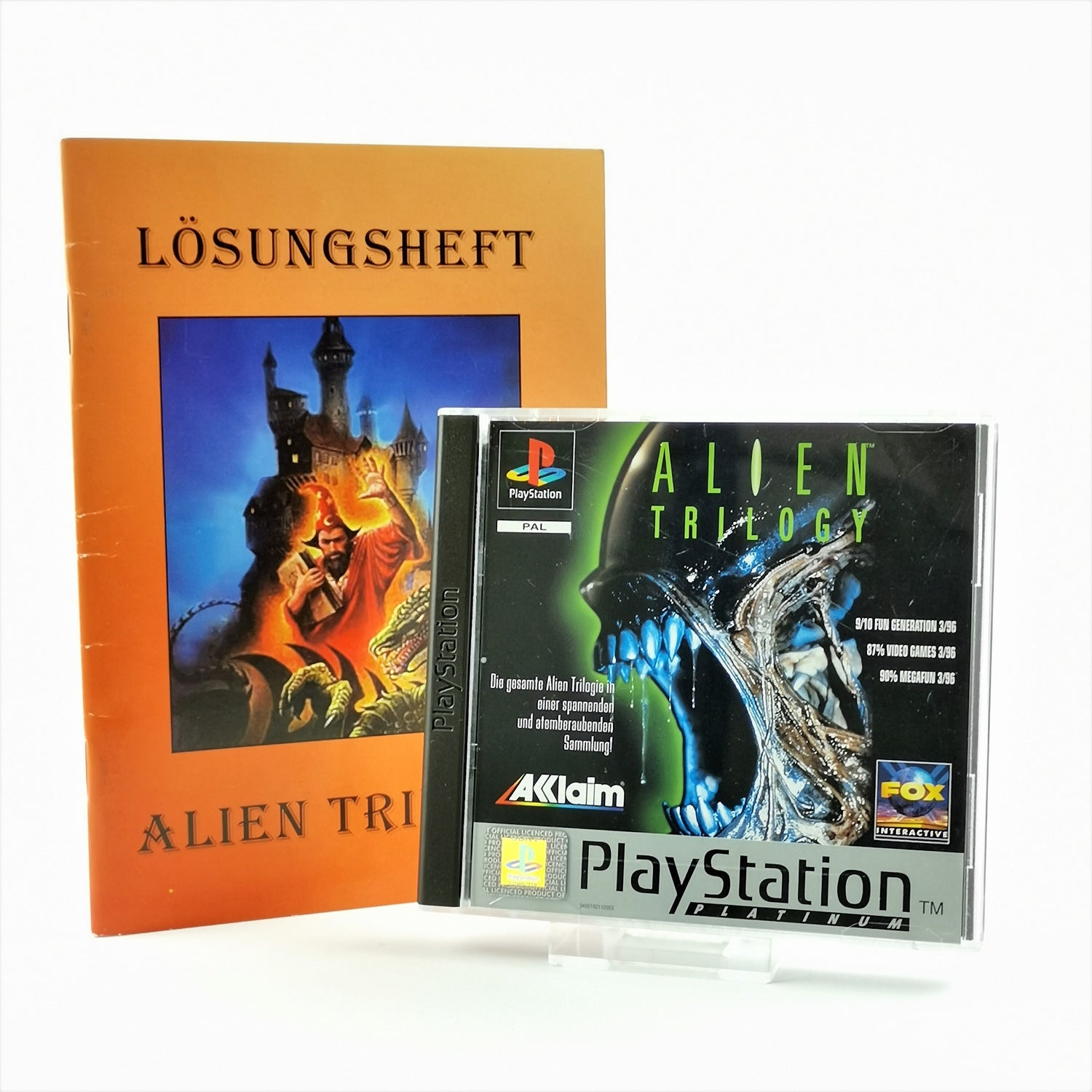 Sony Playstation 1 Spiel : Alien Trilogy + Magic Line Lösungsheft - OVP PS1 PAL