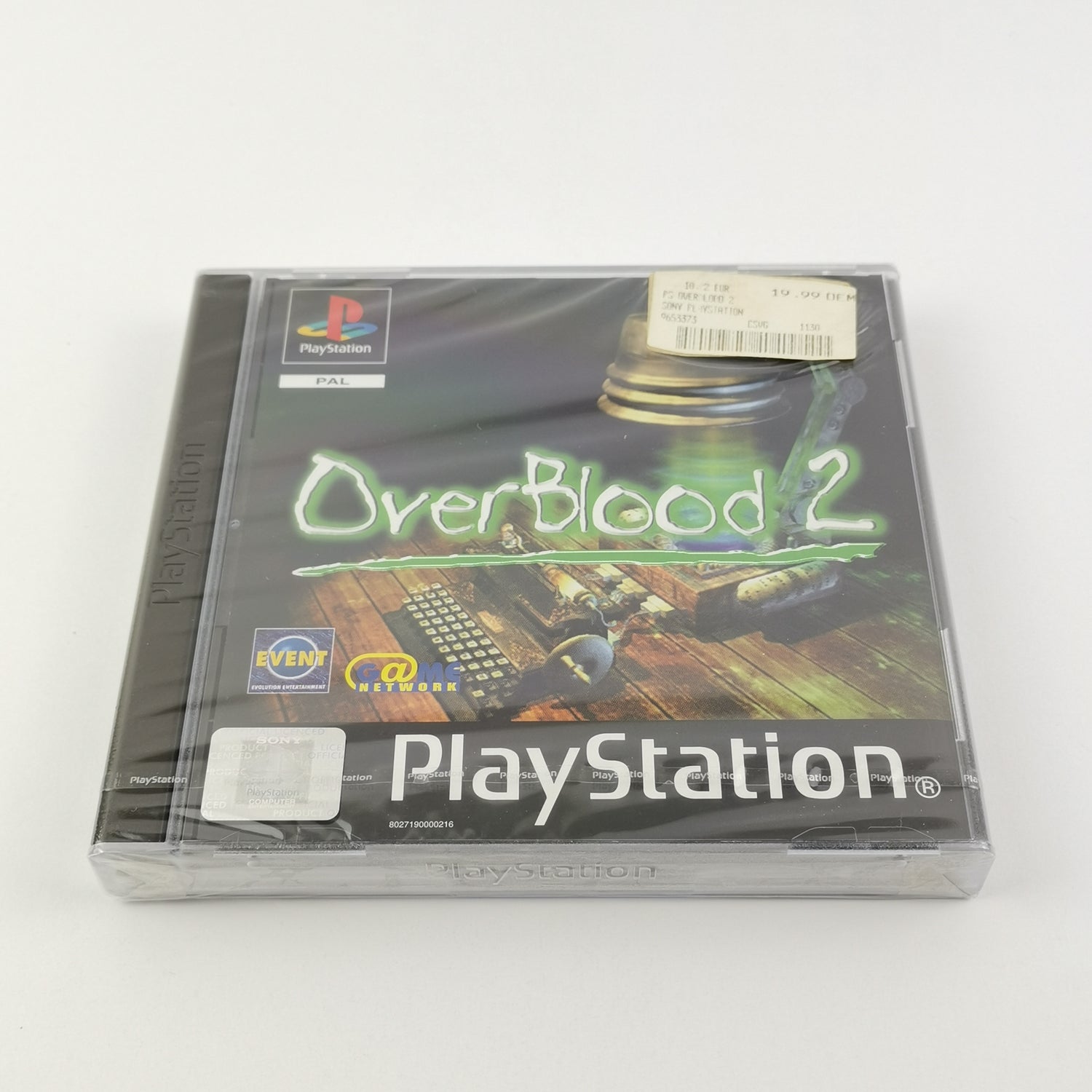 Sony Playstation 1 Game : OverBlood 2 + Perfect Guide Japan - NEW SEALED PS1