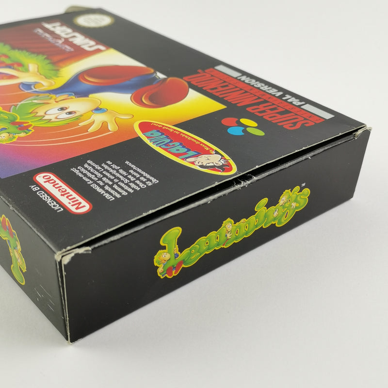 Super Nintendo Spiel : Lemmings - OVP & Anleitung | SNES Cartridge PAL NOE